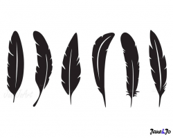Feather SVG, Feathers SVG, Feather Clipart, cricut, Feather silhouette  files , SVG Feathers,commercial use,Boho Feathers svg, Feather vector
