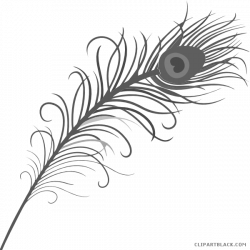 Peacock Feather Clipart - Page 2 of 2 - ClipartBlack.com
