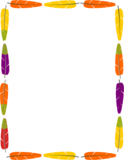 Feather Frame Image | Native American Education | Clip art ...