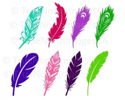 Feather SVG / Feather Silhouette / Feather Vector / Feather ...