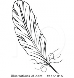 Feather Clipart #1151015 - Illustration by Vector Tradition SM