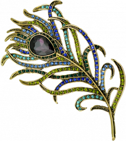 jewelry peacock feather - Sticker by Taliafera