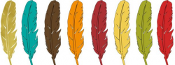 23 Thanksgiving Feathers Clipart Collection
