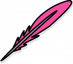 Pink Feather Clip Art at Clker.com - vector clip art online, royalty ...