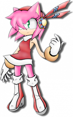 Amy Rose Feather Girl by Mephilez on DeviantArt