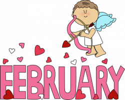 February Birthday | February Valentine Love Clip Art Image - the ...