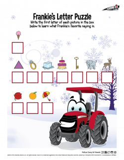 Case IH for Kids: Casey & Friends - Frankie's February Fun Activity ...