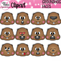 Groundhog Clipart, Groundhog's Day Clipart, Groundhog Day Clipart, Emoji  Clipart, Emotion Clipart, Face Clipart, February Clipart