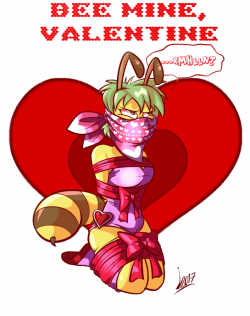 Gift/Colored) Bee Mine Valentine by Eldritch-Shambler on DeviantArt