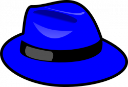 Blue Fedora Clip Art at Clker.com - vector clip art online, royalty ...