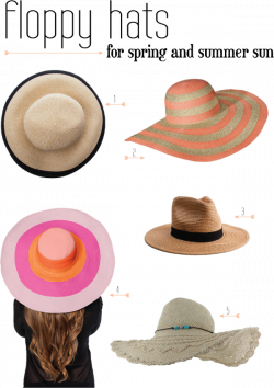 Floppy Hats for Spring and Summer Fun | Cupcakes and Cutlery