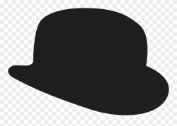Bowler Hat Clipart - Clip Art Bowler Hat - Png Download ...