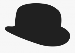 Top Hat Clipart Bowler Hat - Transparent Background Bowler ...