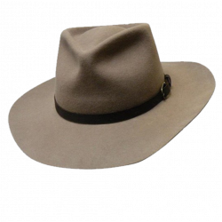Justin Wool Felt Hat In Taupe - Kakadu Traders Australia