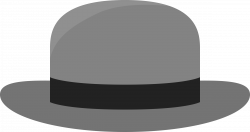 Clipart - Bowler hat