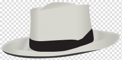 White and black fedora hat illustration, Product Fedora ...