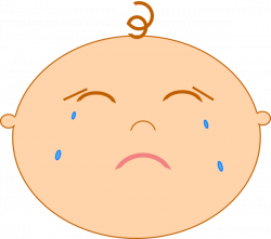 Sad Baby 2 Clip Art at Clker.com - vector clip art online, royalty ...