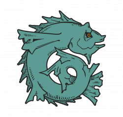 Clipart - Stylized Fish-Color