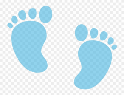 Babyfeet Baby Feet Footprint Print Pastel Blue Boy - Can T ...
