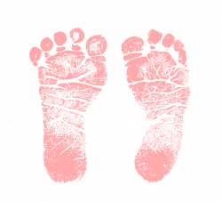 28+ Collection of Baby Girl Footprint Clipart | High quality, free ...
