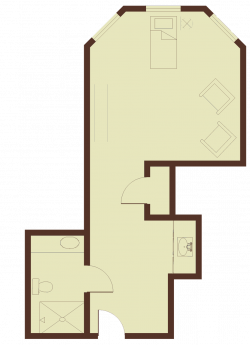 Alto Buckhead | Sandpiper One Bedroom Floor Plan
