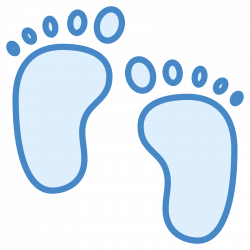 Baby Feet Icon - free download, PNG and vector