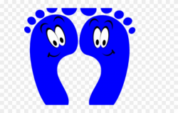 Happy Feet Clipart Kid Foot - Cartoon Feet Clip Art - Png ...