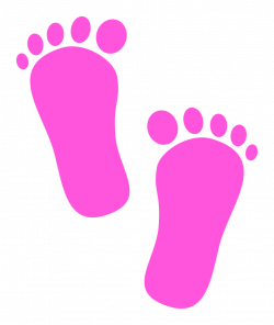 OnlineLabels Clip Art - Baby Footprints