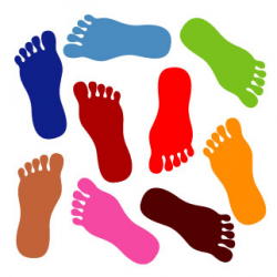 Preschool walking feet clipart - WikiClipArt