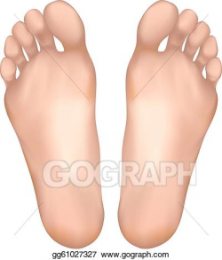 Vector Art - Healthy feet. Clipart Drawing gg61027327 - GoGraph