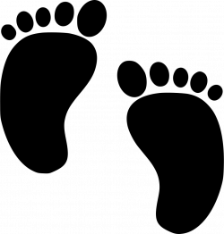Baby Feet Svg Png Icon Free Download (#547768) - OnlineWebFonts.COM