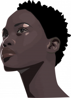 Clipart - African Woman Portrait