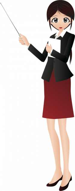 Clipart - Female Instructor (#7)