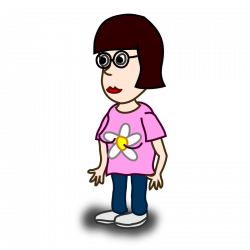 Clipart - Comic characters: Girl