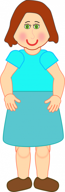 Clipart - Woman Standing