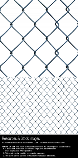 Chain linked diamond mesh fence - png + psd by RGDart.deviantart.com ...
