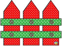 RED AND GREEN FENCE * | CLIP ART - MISC. - CLIPART ...