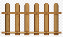 Transparent Wooden Fence Png Clipart - Fence Clipart ...
