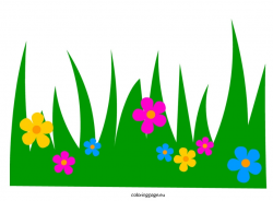 Free Flower Grass Cliparts, Download Free Clip Art, Free ...