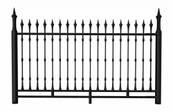 Transparent Black Iron Fence Png Clipart - Wrought Iron ...