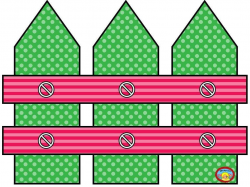 GREEN AND PINK FENCE * | CLIP ART - MISC. - CLIPART ...