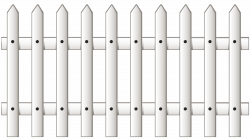 White Fence PNG Picture | Gallery Yopriceville - High-Quality ...