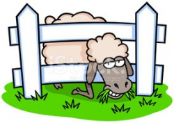 Sheep and Fence stock vectors - Clipart.me