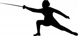 Fencing Silhouette at GetDrawings.com | Free for personal use ...