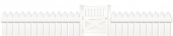 White Fence with Door PNG Clipart Picture | Gallery Yopriceville ...