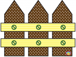 BROWN AND YELLOW FENCE * | CLIP ART - MISC. - CLIPART ...