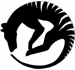 Thylacine still alive logo black by Chibis-World.deviantart.com on ...