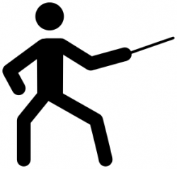 fencing clipart - /recreation/sports/sports_icons/fencing_clipart ...