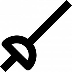 Fencing Sword Svg Png Icon Free Download (#531112) - OnlineWebFonts.COM