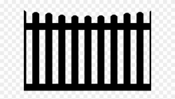 Fence Clipart Vintage - Picket Fence - Png Download ...